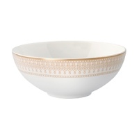 The Samarkand bone china collection by Villeroy & Boch combines stylish, exotic elements with timeless elegance. Precious golden bands and chains decorate this pure white bone china pattern. Warm ivory tones add a harmonious touch. Mix and match with coordinating Mosaic-designed pieces for a look that is truly your own. The Samarkand bone china collection by Villeroy & Boch combines stylish, exotic elements with timeless elegance. Precious golden bands and chains decorate this pure white bone china pattern. Warm ivory tones add a harmonious touch. Mix and match with coordinating Mosaic-designed pieces for a look that is truly your own.