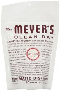 Mrs. Meyer's Clean Day Auto Dishwashing Packs, Lavender (Pack of 6) Mrs. Meyer's Clean Day Auto Dishwashing Packs, Lavender (Pack of 6)