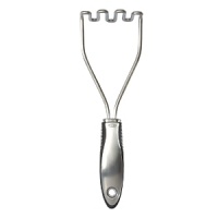 OXO International's Potato Masher features a sturdy, stainless steel wire head and a cushioned handle that absorbs pressure while you mash. This tool is not just for potatoes! Try mashing yams, carrots, or other root vegetables, or make homemade baby food by mashing apples or bananas. OXO International's Potato Masher features a sturdy, stainless steel wire head and a cushioned handle that absorbs pressure while you mash. This tool is not just for potatoes! Try mashing yams, carrots, or other root vegetables, or make homemade baby food by mashing apples or bananas.