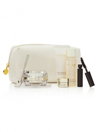 Indulge in the beauty of Clé de Peau Beauté with this limited edition Intensive Eye Contour Cream collection. Experience the exceptional, luxurious high-performance eye contour cream that provides anti-wrinkle, anti-dark circle and anti-puffiness benefits to the delicate skin around the eye. Cosmetic pouch includes: Intensive Eye Contour Cream Full Size, Gentle Cleansing Foam Travel-Size, Gentle Balancing Lotion Travel-Size, Mascara Deluxe Sample and La Crème Deluxe Sample. Imported. Indulge in the beauty of Clé de Peau Beauté with this limited edition Intensive Eye Contour Cream collection. Experience the exceptional, luxurious high-performance eye contour cream that provides anti-wrinkle, anti-dark circle and anti-puffiness benefits to the delicate skin around the eye. Cosmetic pouch includes: Intensive Eye Contour Cream Full Size, Gentle Cleansing Foam Travel-Size, Gentle Balancing Lotion Travel-Size, Mascara Deluxe Sample and La Crème Deluxe Sample. Imported.