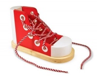 Melissa & Doug Deluxe Wood Lacing Sneaker Melissa & Doug Deluxe Wood Lacing Sneaker