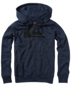 Casual cool is always within reach when you toss on this hoodie from Quiksilver.