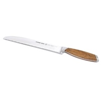 German stainless steel harmonizes with Asian teak wood on this superior set of knives from Schmidt Brothers for an aesthetically pleasing and exceptionally precise collection. German stainless steel harmonizes with Asian teak wood on this superior set of knives from Schmidt Brothers for an aesthetically pleasing and exceptionally precise collection.