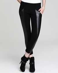 Embellished with luxe leather, these 10 Crosby Derek Lam skinny pants define must have this fall, making them the new crop when it comes to cool. Embellished with luxe leather, these 10 Crosby Derek Lam skinny pants define must have this fall, making them the new crop when it comes to cool.