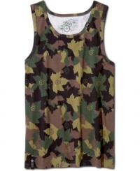 Fall into easy comfort and style with this cool camouflage tank from LRG. Fall into easy comfort and style with this cool camouflage tank from LRG.