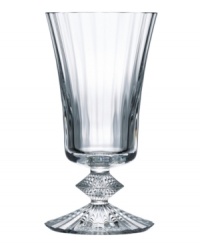 The Mille Nuit, French for thousand lights, is one of Baccarat's most popular and enchanting patterns. In this unique stemware collection the world renown crystal producer fuses chic elegance with refined clarity to create a timeless appeal. This water goblet is the perfect accompaniment for any fine meal. The Mille Nuit, French for thousand lights, is one of Baccarat's most popular and enchanting patterns. In this unique stemware collection the world renown crystal producer fuses chic elegance with refined clarity to create a timeless appeal. This water goblet is the perfect accompaniment for any fine meal.