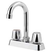 Pfister 171-4000 Pfirst Series Two Metal Handle 3-Hole Bar/Prep Faucet, Polished Chrome Pfister 171-4000 Pfirst Series Two Metal Handle 3-Hole Bar/Prep Faucet, Polished Chrome