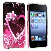 eForCity Snap-On Rubber Coated Case for Apple iPod touch 2G/3G, Purple Love eForCity Snap-On Rubber Coated Case for Apple iPod touch 2G/3G, Purple Love