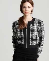 Plaid is this season's statement print. This Aqua jacket flaunts the pattern on a boxy silhouette, effortlessly cool and always in style. Plaid is this season's statement print. This Aqua jacket flaunts the pattern on a boxy silhouette, effortlessly cool and always in style.