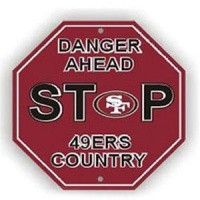 San Francisco 49Ers Stop Sign San Francisco 49Ers Stop Sign