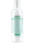 Gentle, creamy, non-sudsing washable facial Cleansing Milk for dry to normal skin leaves skin moisturized yet non-greasy. Easily rinses or tissues off. 8.4 oz. 