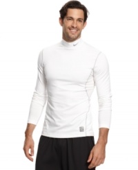 The competition's got nothing on you when you're sporting this Nike fitted performance shirt designed for optimum range of motion. The competition's got nothing on you when you're sporting this Nike fitted performance shirt designed for optimum range of motion.