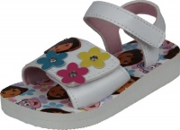 Dora the Explorer & Boots Toddler Girls Flower Fun Sandals Shoes 7/8 Dora the Explorer & Boots Toddler Girls Flower Fun Sandals Shoes 7/8