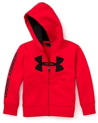 Get him in the game with classic style. Under Armour's logo hoodie and pant set are crafted in a light, breathable fabric to set your budding athlete off on the right foot. Get him in the game with classic style. Under Armour's logo hoodie and pant set are crafted in a light, breathable fabric to set your budding athlete off on the right foot.
