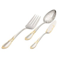 Yamazaki Cache Gold Accent 3-Piece Serving Set Yamazaki Cache Gold Accent 3-Piece Serving Set