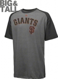 San Francisco Giants Big & Tall Majestic Heather Grey Record T-Shirt San Francisco Giants Big & Tall Majestic Heather Grey Record T-Shirt