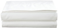 Charisma Avery Queen Flat Sheet, White Charisma Avery Queen Flat Sheet, White