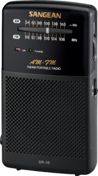 Sangean SR-35 AM/FM Analog Pocket Radio Sangean SR-35 AM/FM Analog Pocket Radio