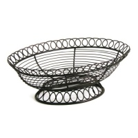 Mesa Home Products French Loop Oval Bread Basket in Brushed Copper Mesa Home Products French Loop Oval Bread Basket in Brushed Copper