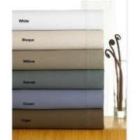 Calvin Klein Double Stitch 300T Bisque (Ivory) Queen Sheet Set Calvin Klein Double Stitch 300T Bisque (Ivory) Queen Sheet Set
