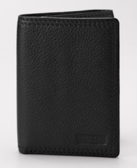 When your old wallet needs an upgrade, turn to Fossil for a sleek streamlined trifold design in smooth, pliable leather. When your old wallet needs an upgrade, turn to Fossil for a sleek streamlined trifold design in smooth, pliable leather.