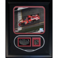 Jamie McMurray Framed 8x10 Photo Collage w/ Authentic Piece of Race Used Track (MM Auth) - Framed NASCAR Photos, Plaques and Collages Jamie McMurray Framed 8x10 Photo Collage w/ Authentic Piece of Race Used Track (MM Auth) - Framed NASCAR Photos, Plaques and Collages