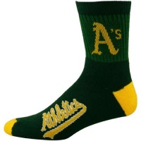 MLB Oakland Athletics Men's Team Quarter Socks, Large MLB Oakland Athletics Men's Team Quarter Socks, Large