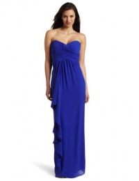 Nicole Miller Women's Strapless Gown, Blueberry, 10