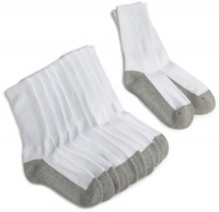 Jefferies Socks Girls Sport Crew Half Cushion Seamless 6 Pack Jefferies Socks Girls Sport Crew Half Cushion Seamless 6 Pack