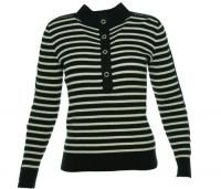 Lauren Ralph Lauren Pullover Sweater Black/Ivory L Lauren Ralph Lauren Pullover Sweater Black/Ivory L