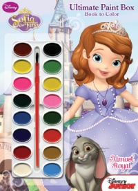 Disney Junior Sofia the First: Almost Royal: Ultimate Paint Box Book to Color Disney Junior Sofia the First: Almost Royal: Ultimate Paint Box Book to Color