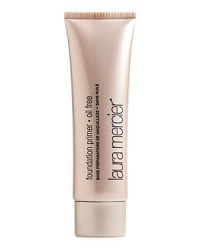 Laura Mercier Foundation Primer - Oil Free creates a smooth, invisible layer that acts as a buffer between the skin and other makeup. Specialized for oily, sensitive and acne prone skin types. Contains high water content to address surface dehydration around active blemishes. Laura Mercier Foundation Primer - Oil Free creates a smooth, invisible layer that acts as a buffer between the skin and other makeup. Specialized for oily, sensitive and acne prone skin types. Contains high water content to address surface dehydration around active blemishes.