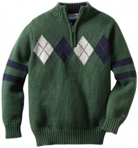 Tommy Hilfiger Boys 2-7 Brandon 1/2 Zip Sweater, Tempest Green, 7 Regular Tommy Hilfiger Boys 2-7 Brandon 1/2 Zip Sweater, Tempest Green, 7 Regular