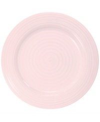 Celebrated chef and writer Sophie Conran introduces dinnerware designed for every step of the meal, from oven to table. A ribbed texture gives this pink Portmeirion salad plate the charm of traditional hand-thrown pottery. Celebrated chef and writer Sophie Conran introduces dinnerware designed for every step of the meal, from oven to table. A ribbed texture gives this pink Portmeirion salad plate the charm of traditional hand-thrown pottery.