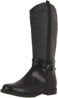 Cole Haan Kids Air Nancy Tall Boot Boot (Little Kid/Big Kid),Black/Grey,5 M US Big Kid