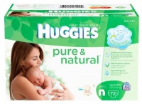 Huggies Pure & Natural Diapers, Newborn, 72 Count