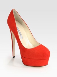 A head-turning iconic platform silhouette rendered in ultra-soft suede. Self-covered heel, 6 (150mm)Covered platform, 2 (50mm)Compares to a 4 heel (100mm)Suede upperLeather lining and solePadded insoleMade in Italy A head-turning iconic platform silhouette rendered in ultra-soft suede. Self-covered heel, 6 (150mm)Covered platform, 2 (50mm)Compares to a 4 heel (100mm)Suede upperLeather lining and solePadded insoleMade in Italy