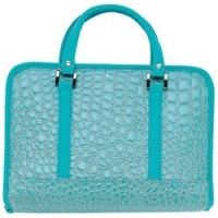 Gigi Chantal Turquoise Faux Alligator Bible Cover Gigi Chantal Turquoise Faux Alligator Bible Cover