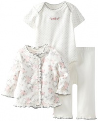 Little Me Baby-Girls Newborn Vintage Rose Take Me Home Set, Pink/Multi, 9 Months Little Me Baby-Girls Newborn Vintage Rose Take Me Home Set, Pink/Multi, 9 Months