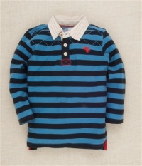 Hatley Kids Basic Polo Shirt (Toddler/Little Kids/Big Kids) Blue Stripes Hatley Kids Basic Polo Shirt (Toddler/Little Kids/Big Kids) Blue Stripes