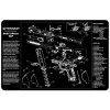 TekMat 11-Inch X 17-Inch Handgun Cleaning Mat with Smith and Wesson MandP Imprint, Black