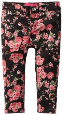 Baby Phat - Kids Baby-girls Infant Floral Printed Denim, Black, 12 Baby Phat - Kids Baby-girls Infant Floral Printed Denim, Black, 12
