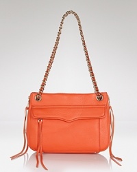Carry this season's most in-demand color with this leather shoulder bag from Rebecca Minkoff. A day-right size gives this bag fabulous versatility, while the hue is so bright now. Carry this season's most in-demand color with this leather shoulder bag from Rebecca Minkoff. A day-right size gives this bag fabulous versatility, while the hue is so bright now.