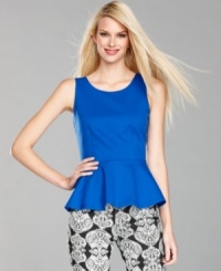 A pretty peplum top from INC makes any outfit into the height of chic!