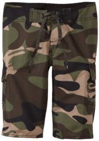 Quiksilver Boys 8-20 Manic Boardshort, Armed Green, 24 Quiksilver Boys 8-20 Manic Boardshort, Armed Green, 24