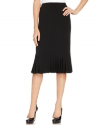 This Elementz wardrobe basic is given a modern twist with feminine pleats. Wear-anywhere for a sophisticated look that looks elegant with a crisp button down. This Elementz wardrobe basic is given a modern twist with feminine pleats. Wear-anywhere for a sophisticated look that looks elegant with a crisp button down.
