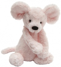 Jellycat Bashful Pink Mouse Medium Jellycat Bashful Pink Mouse Medium