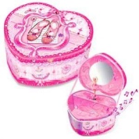 Kids Ballerina Dancing Musical Jewelry Box Pecoware Intricately Decorated Heart Shaped Box Kids Ballerina Dancing Musical Jewelry Box Pecoware Intricately Decorated Heart Shaped Box
