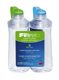 Filtrete Water Station Replacement Bottles, 2 Bottles, Colors Will Vary Filtrete Water Station Replacement Bottles, 2 Bottles, Colors Will Vary