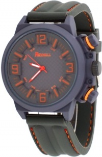 Raynell Hiptone Grey-Orange Resin Sport Watch #R7556-84O